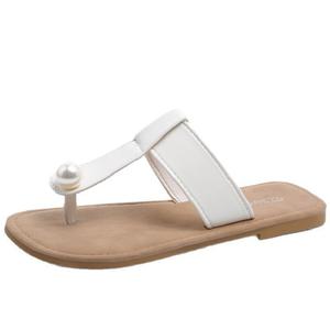 TAFN Женские износостойкие шлепанцы бежевого цвета