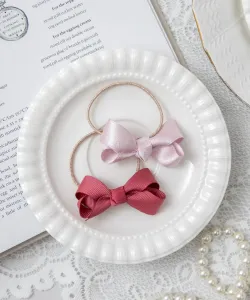 Небольшие резинки для волос (набор из 2 штук) Panpantutu, цвет Prima Shiny Rose