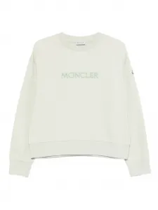 Свитшот с логотипом Moncler, зеленый