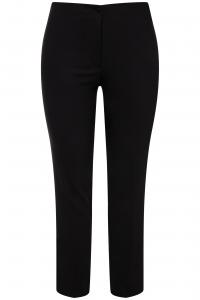 Ulla Popken Черные брюки со складками Slim fit