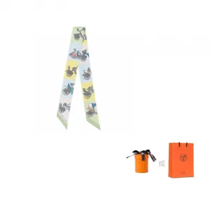 HERMES Шёлковый шарф Women's Yellow, Yellow