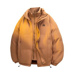 Пуховик Unisex Stand Collar Thickened Jeep, coffee