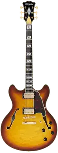 Электрогитара D'Angelico Excel DC XT Ice Tea Burst Quilt w/Case