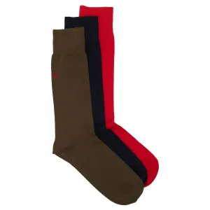 Комплект из 3 носков rs uni cc по 3 шт. Hugo, красный