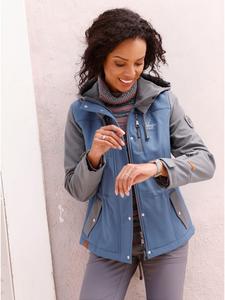 Куртка софтшелл дымчато-сине-антрацитового цвета WITT WEIDEN