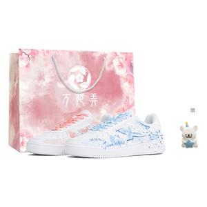 XTEP Износостойкие и легкие низкие кроссовки для скейтбординга Air Force One унисекс розового и синего цветов