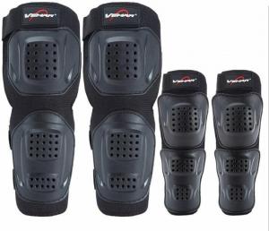 Комплект из 4 наколенников для мотоциклистов, защитная экипировка для мотокросса, налокотники Alektryon
