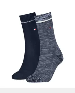 Женские классические носки (набор из 2 штук) Tommy Hilfiger, темно-синий
