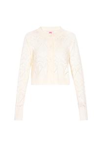 MYMO Кардиган 'Young Fashion' вязаный в цвете Off White