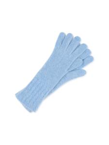Перчатки с закрытыми пальцами CASH-MERE.CH, небесно-голубой