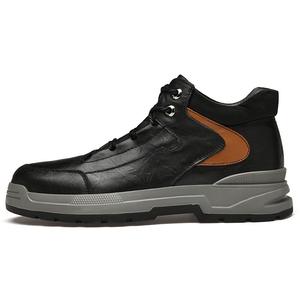LAORENTOU Мужские повседневные кроссовки Mid Top с черной флисовой подкладкой, цвет Black Fleece-Lined