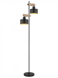 Globo lighting Напольная лампа "RIELLY" черного цвета