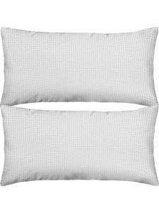 Erwin Müller Наволочка из жатой ткани, комплект из 2 штук, Вертинген, белого цвета