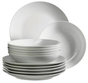 Столичный сервиз barca 12 шт Mäser, белый