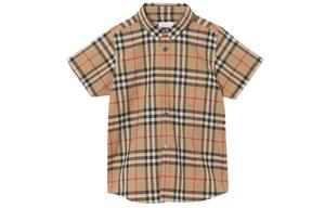 Детская рубашка Burberry, хаки