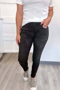Джинсы Mid Rise Tummy Control Skinny In Black Judy Blue