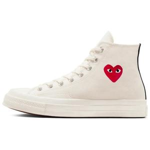 Чак Тейлор All Star 70 Hi Comme Des Garcons PLAY Single Heart Milk Converse