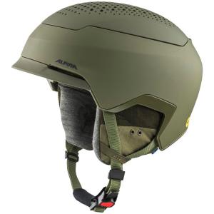 Горнолыжный шлем Alpina Banff MIPS, матово-оливковый