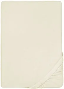 Простыня Biberna на подкладке "Пепе", мягкая махровая ткань стрейч 140-160х200 см, 1 шт., цвет natur