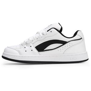 Кроссовки для скейтборда Unisex Low Top Black GLO BULL, White Black