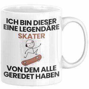 Подарочная кружка для фигуриста. Забавная идея подарка на день рождения для фигуристов. Я — легендарный фигурист. Все говорили о кофейной кружке (белой) Trendation, белый