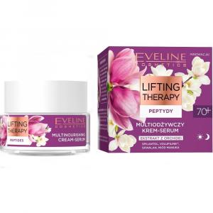 Eveline Lifting Therapy Peptides 70+ Мультипитательный крем-сыворотка для дня и ночи 50мл Inna
