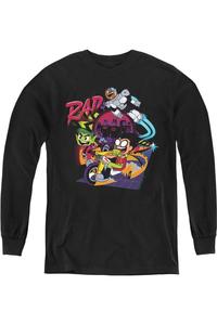 Футболка с длинным рукавом Teen Titans Go To The Movies Rad Youth Gildan, черный