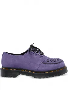 Кожаные броги Dr. Martens, фиолетовый