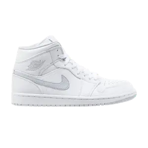 Кроссовки Air Jordan Air Jordan 1 Mid BG 'White Platinum', белый