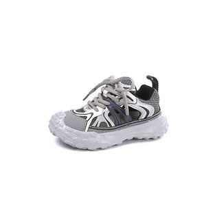 Дышащая повседневная обувь для детей Tide attack, серый