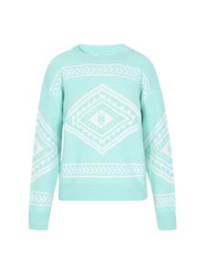Женский свитер цвета морской волны IZIA