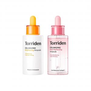 Liquid Essences Unisex TORRIDEN, two-piece set: vitamin essence 30ml+collagen egg белый essence 30ml