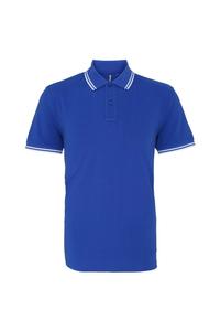 Рубашка поло классического кроя Asquith & Fox, синий