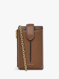 Кожаный кроссбоди Hillgate для телефона Radley, Saddle
