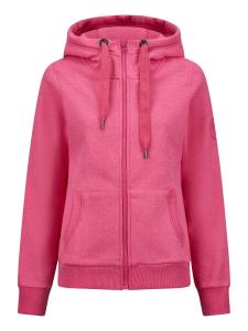 Salzhaut Толстовка с капюшоном на молнии 'SÖÖTE' в темно-розовом цвете