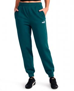 Женские спортивные брюки Essential Small No 1 Logo Comfort Puma, Green Terrain