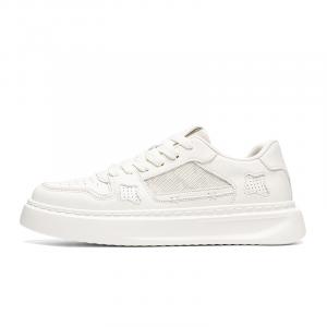 BOLE Мужские низкие скейтерские кеды бежевые, цвет Beige