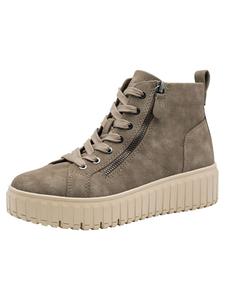 Ботильоны серо-коричневого цвета Jana