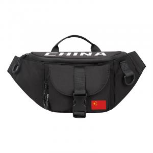 LINING Полиэстеровый поясной рюкзак унисекс бело-черный