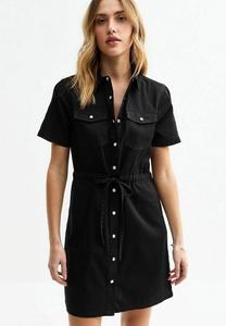 Джинсовое платье DRAWSTRING WAIST MINI New Look, черный