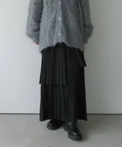 Плиссированная многоярусная юбка Archives, цвет Black