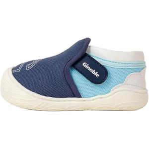 Износостойкие низкие кроссовки и носки для младенцев и малышей GINOBLE, синий/белый