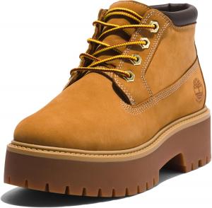 Женские походные ботинки Timberland Stone Street Mid с платформой и шнуровкой, Wheat