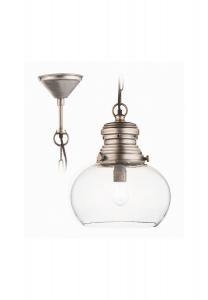 Подвесной светильник Jule античное серебро/прозрачный Loberon, античное серебро/прозрачный