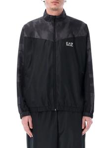 Легкая куртка с логотипом Ea7 Emporio Armani, черный