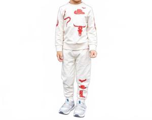 Детский пуловер Corey с рисунком «Дикие лошади» Miki Miette, wild horses