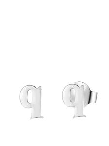 Серьги "Буква Q" Lucardi