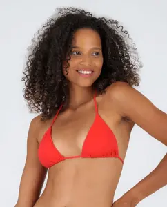 Однотонный лиф бикини с треугольными чашечками и мягкой подкладкой Río de Sol, красный
