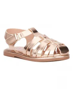 Детские волшебные сандалии с ремешком на щиколотке Olivia Miller, золотой
