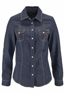 Блуза ARIZONA, синий деним